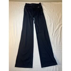 ZIMO Black Flare Workout Pants Small Pull on Drawstring Activewear